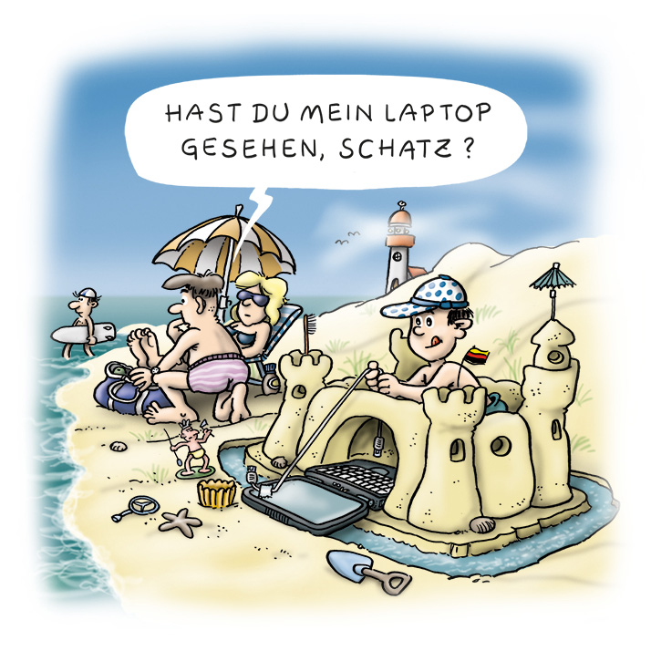 Cartoon Laptop